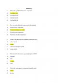 HESI A2 BIOLOGY QUESTIONS AND ANSWERS V2