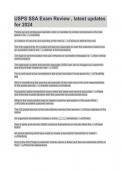 USPS SSA Exam Review &comma; latest updates  for 2024
