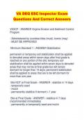 VA DEQ ESC Inspector Exam Questions And Correct Answers