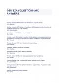 GED EXAM QUESTIONS AND ANSWERS