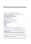 GED 500 Exam Questions and Answers