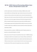 NR 565 &sol; NR565 Advanced Pharmacology Midterm Exam Review &vert; Already Rated A &vert;Latest&comma; 2021