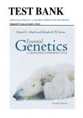 TEST BANK FOR Essential Genetics A Genomic Perspective 4th Edition By Daniel L. Hartl, Elizabeth W. Jones (Study Guide and Solution Manual)
