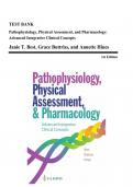 Test Bank - Pathophysiology, Physical Assessment, and Pharmacology, 1st Edition (Best, 2022), Chapter 1-27 | All Chapters