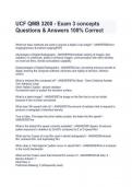 UCF QMB 3200 - Exam 3 concepts Questions & Answers 100% Correct