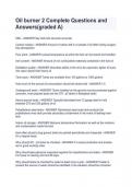 Oil burner 2 Complete Questions and Answers&lpar;graded A&rpar;