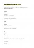 ISDS 505 Midterm Study Guide &vert;100&percnt; Accuracy&vert;