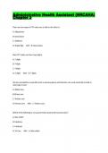 Administrative Health Assistant &lpar;NRCAHA&rpar; Chapter 3