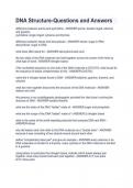 DNA Structure-Questions and Answers