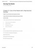 Chapter 51: Care of the Patient with a Reproductive Disorder Review |Graded A+|