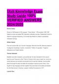 Utah Knowledge Exam Study Guide 100&percnt;  VERIFIED ANSWERS  2024&sol;2025
