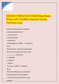 DOLHAY PRACTICE EXAM Questions  With 100% Verified Answers Latest  Versions 2024