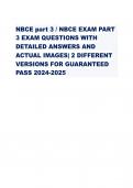 NBCE part 3 / NBCE EXAM PART 3 EXAM QUESTIONS WITH DETAILED ANSWERS AND ACTUAL IMAGES| 2 DIFFERENT VERSIONS FOR GUARANTEED PASS 2024-2025