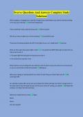 Swerve Questions And Answers Complete Study Solutions
