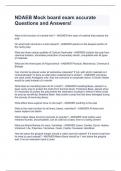 NDAEB Mock board exam accurate Questions and Answers&excl;