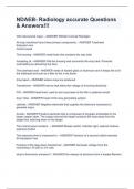 NDAEB- Radiology accurate Questions & Answers&excl;&excl;&excl;