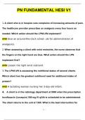 Hesi PN Fundamental V1 Exam Questions and Answers (2024 / 2025) (Verified Answers)