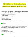 2024 ATI RN Maternal Newborn Final Exam with NGN Questions and Verified Answers / A+ GRADE