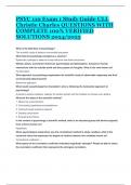 PSYC 110 Exam 1 Study Guide ULL Christie Charles QUESTIONS WITH COMPLETE 100&percnt; VERIFIED SOLUTIONS 2024&sol;2025