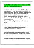 MAT 243 Module 8 Exam Questions With 100&percnt; Correct Answers 2024