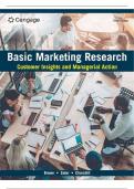 Instructor Solution Manual For Basic Marketing Research 10e Tom J. BrownTracy A. SuterGilbert A. Churchill Chapter(1-20)
