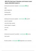 MCN 374&colon; Peds Exam 2 Questions and Answers-Latest Update 2023&sol;2024 Graded A&plus;