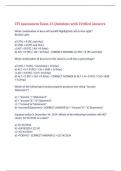 CFI Assessment Exam 15 Questions with Verified Answers&comma;100&percnt; CORRECT