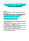 2024 ATI Maternal Newborn Exam Pain Management  During Labor Exam New Latest Version with All  Questions&comma; Answers and Rationale