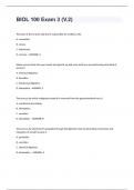 BIOL 100 Exam 3 (V.2) questions with correct solutions