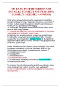 SPI ACTUAL EXAM QUESTIONS AND DETAILED CORRECT ANSWERS&vert; 100&percnt; CORRECT &lpar;VERIFIED ANSWERS&rpar;