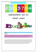 ENG3704 S1 ASSIGNMENT 1  2024 &lpar;FULL ANSWERS&rpar;