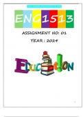 ENG1513 S1 ASSIGNMENT 1  2024 &lpar;FULL ANSWERS&rpar;