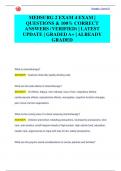 MEDSURG 2 EXAM 4 EXAM |  QUESTIONS & 100% CORRECT  ANSWERS (VERIFIED) | LATEST  UPDATE | GRADED A+ | ALREADY  GRADED