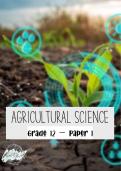 Grade 12&lowbar;Agricultural Sciences &lbrack;Paper 1&rsqb; Summaries