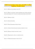 CHFI Forensic Rules Study Quiz with 100&percnt; Verified Solutions &vert; Already Passed