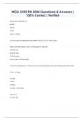 WGU C955 PA 2024 Questions & Answers &vert; 100&percnt; Correct &vert; Verified