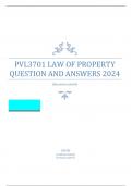 PVL3701 LAW OF PROPERTY QUESTION AND ANSWERS 2024.pdf