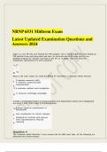NRNP 6640 EXAM Questions & Answers best exam solutions guaranteed success latest upd ate 2024 GRADED A+