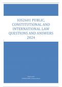 IOS2601 PUBLIC, CONSTITUTIONAL AND INTERNATIONAL LAW QUESTIONS AND ANSWERS 2024.pdf