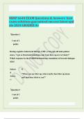 NRNP 6640 EXAM Questions & Answers best exam solutions guaranteed success latest upd ate 2024 GRADED A&plus;