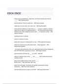 CDCA OSCE Exam Questions and Answers 2024( A+ GRADED 100% VERIFIED).