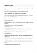 Dental Hygiene OSCE Exam Questions and Answers 2024&lpar; A&plus; GRADED 100&percnt; VERIFIED&rpar;&period;