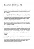 Latest BoardVitals NCLEX Prep RN Exam Questions And Answers