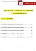 2024 ATI RN FUNDAMENTALS PROCTORED EXAM (VERSION 1, 2, 3, 4, 5,) WITH NGN QUESTIONS AND VERIFIED ANSWERS & RATIONALES / A+ GRADE