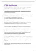 STSC Certification Questions With 100&percnt; Correct Solutions&period;