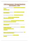 C458 Assessment &sol; Revised Questions and Answers &sol; 2024