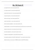 Bio 195 Exam #1 Questions and answers latest update 