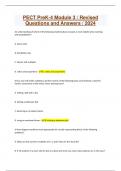 PECT PreK-4 Module 3 &sol; Revised Questions and Answers &sol; 2024