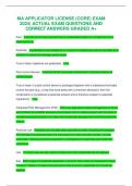 MA APPLICATOR LICENSE &lpar;CORE&rpar; EXAM 2024&vert; ACTUAL EXAM QUESTIONS AND CORRECT ANSWERS GRADED A&plus;