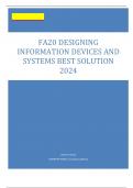 FA20 DESIGNING  INFORMATION DEVICES AND  SYSTEMS BEST SOLUTION  2024
